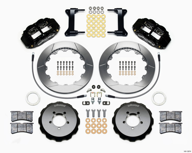 Wilwood Narrow Superlite 6R Front Hat Kit 13.06in 1999-2012 Subaru WRX w/Lines - Mammoth Racing -