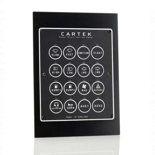 Cartek 16 Channel Power Distribution Panel Retro Edition - Mammoth Racing -