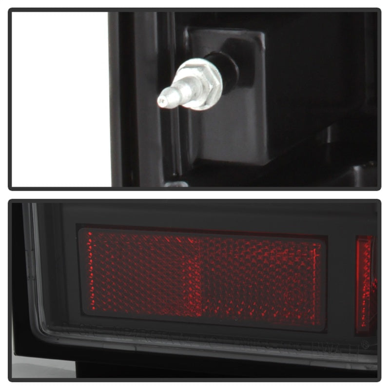 Xtune Hummer H3 06-09 ( Non H3T ) LED Tail Lights Black ALT-ON-HH306-LED-BK - Mammoth Racing -