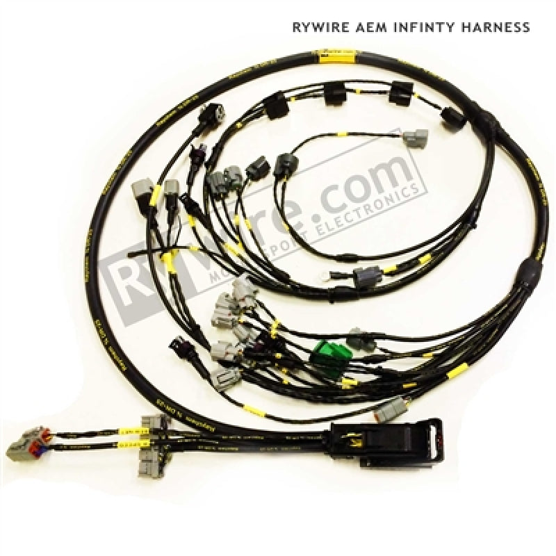 Rywire Honda B-Series AEM Infinity 508 MS Engine Harness w/K20 Coils/OBD2 Alt/EV14 Inj (Adapter Req) - Mammoth Racing -