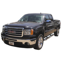 Westin 2014-2018 Chevrolet/GMC Silverado Sierra 1500 Dbl Cab PRO TRAXX 5 Oval Nerf Step Bars - SS - Mammoth Racing -