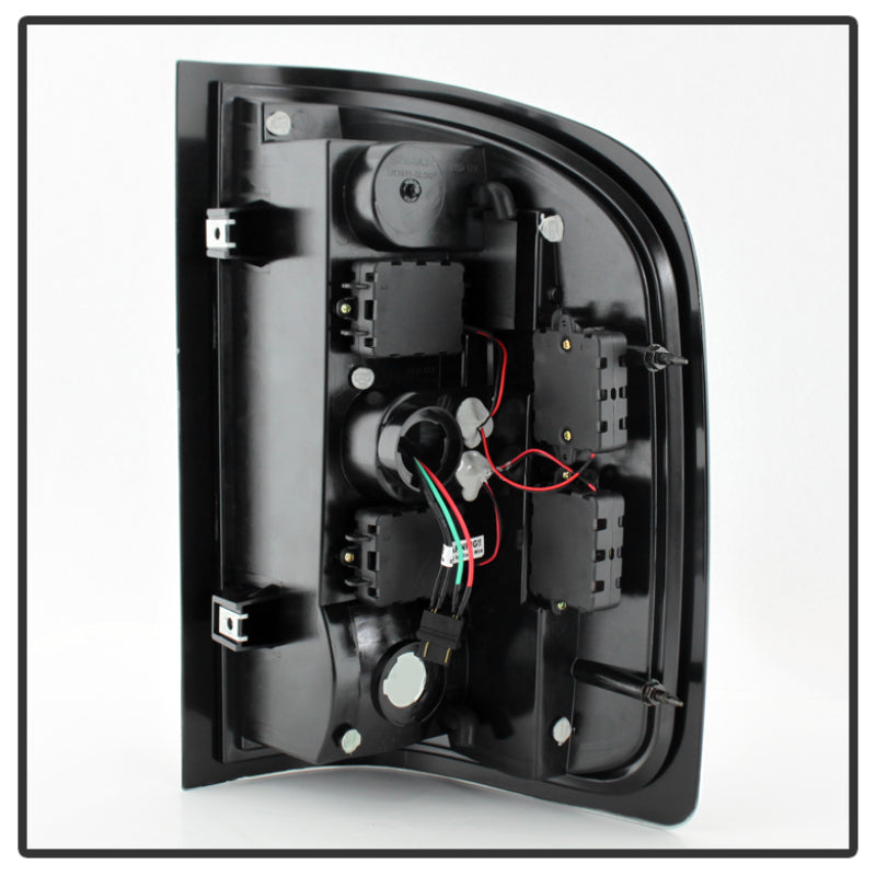 Spyder Chevy Silverado 07-13 LED Tail Lights Blk Smke ALT-YD-CS07-LED-BSM - Mammoth Racing -