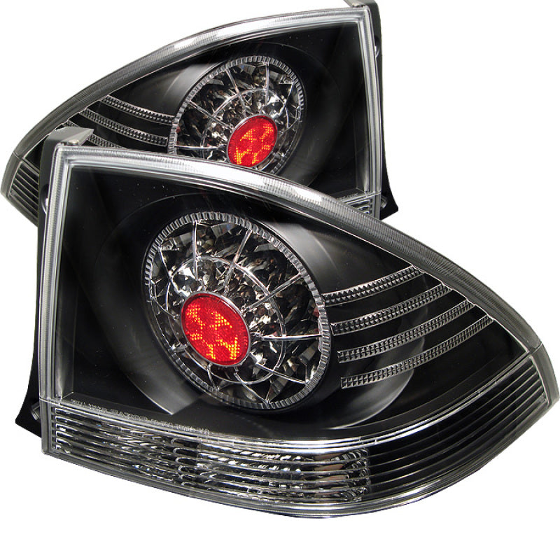 Spyder Lexus IS 300 01-05 LED Tail Lights Black ALT-YD-LIS300-LED-BK - Mammoth Racing -