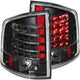 ANZO 1995-2005 Chevrolet S-10 LED Taillights Black - My Store
