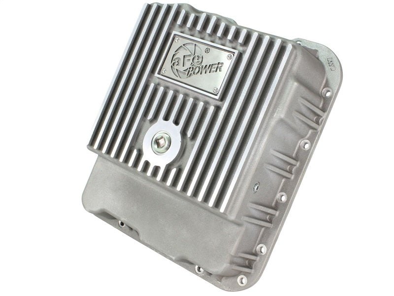 aFe Transmission Pan (Raw Finish) GM Trucks 99-16 (4L60-E/4L60E/4L65E/4L70E/4L75E) - Mammoth Racing -