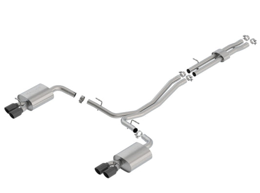 Borla 18-19 Ford Explorer Sport 3.5L 2.5in 2.25in Diameter S-Type Exhaust Black Chrome 3.5in Tip - My Store