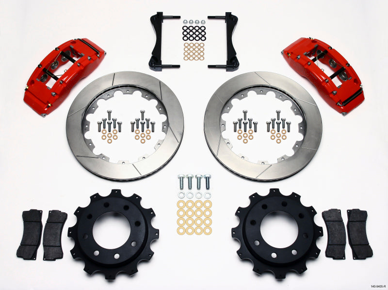 Wilwood Tc6r Rear Kit 16.00in Red 1999-2010 GM H2 / 2500 4.63 Cntr - My Store