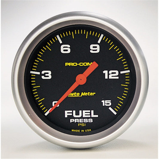 Autometer Pro-Comp Digital Stepper Motor 2-5/8in 0-15 PSI Fuel Pressure Gauge - My Store