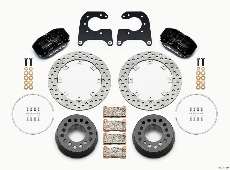 Wilwood Dynapro Lug Mount Single Rear Dynamic Kit SA Drilled 58-64 Olds/Pont 1/2in Studs - Mammoth Racing -
