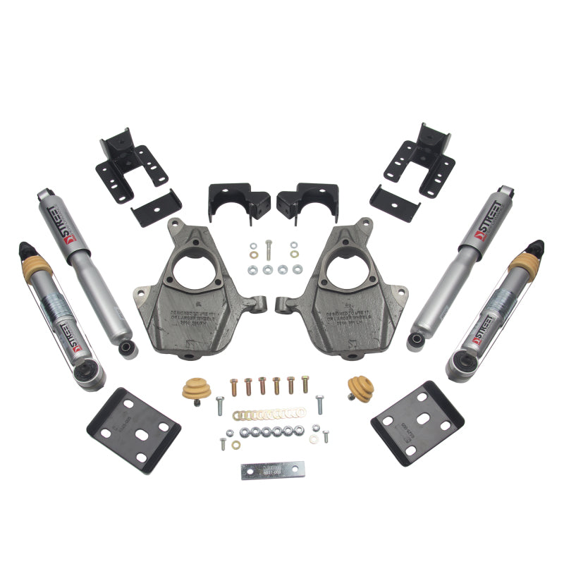 Belltech Lowering KIT 16.5-17 Chevy Silverado All Cab 2WD 3-4f / 5-6r - Mammoth Racing -