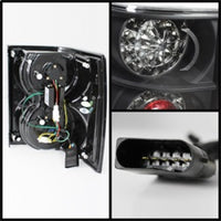 Spyder Land Rover Range Rover HSE 03-05 LED Tail Lights Black ALT-YD-LRRRH03-LED-BK - Mammoth Racing -