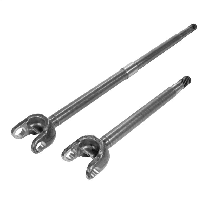 Yukon Gear Front 4340 Chromoly Axle Kit For Jeep JL Dana 30 27 Spline FAD Del. w/1350 (7166) Joints - Mammoth Racing -