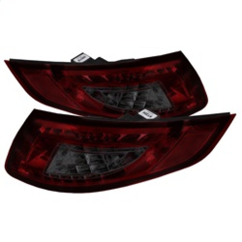 Spyder Porsche 997 05-08 LED Tail Lights Red Smoke ALT-YD-P99705-LED-RS - Mammoth Racing -