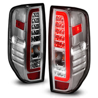 ANZO 2005-2021 Nissan Frontier LED Taillights Chrome Housing/Clear Lens - Mammoth Racing -