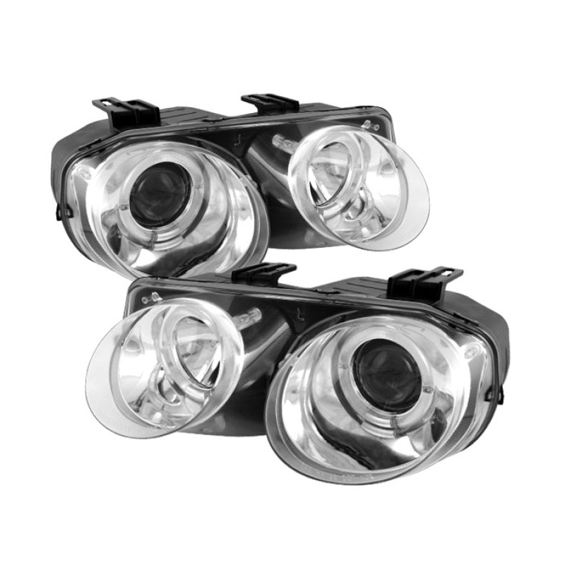 Spyder Acura Integra 98-01 Projector Headlights LED Halo -Chrome High H1 Low 9006 PRO-YD-AI98-HL-C - Mammoth Racing -