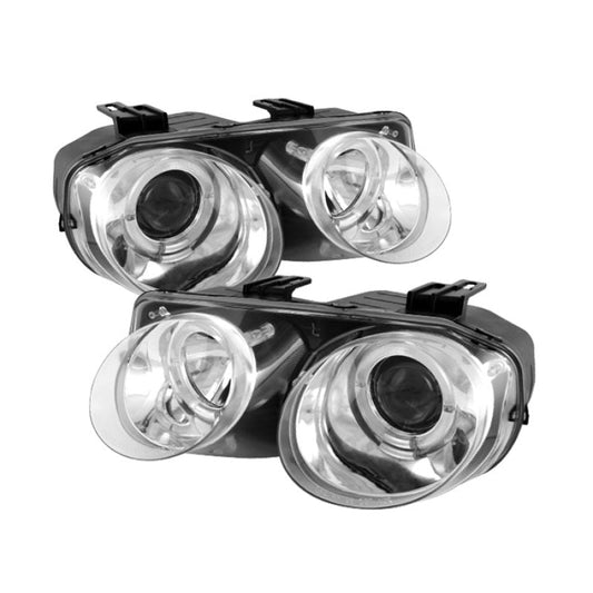 Spyder Acura Integra 98-01 Projector Headlights LED Halo -Chrome High H1 Low 9006 PRO-YD-AI98-HL-C - Mammoth Racing -