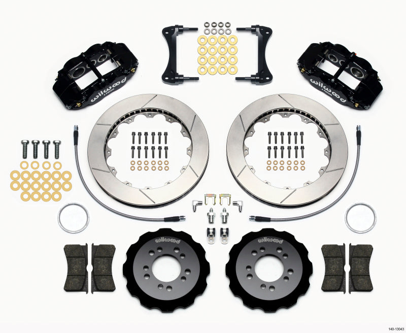 Wilwood Narrow Superlite 6R Front Hat Kit 13.06in 2008-up Hyundai Genesis Coupe w/Lines - Mammoth Racing -
