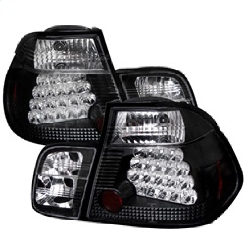 Spyder BMW E46 3-Series 99-01 4Dr LED Tail Lights Black ALT-YD-BE4699-4D-LED-BK - Mammoth Racing -