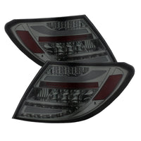 Spyder Mercedes Benz W204 C-Class 08-11 LED Tail Lights Incandescent - Smke ALT-YD-MBZC08-LED-SM - Mammoth Racing -