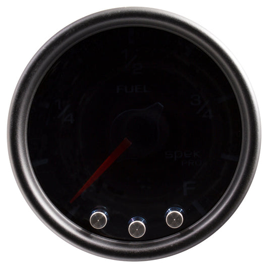 Autometer Spek-Pro Gauge Fuel Level 2 1/16in 0-270 Programmable Blk/Smoke/Blk - My Store