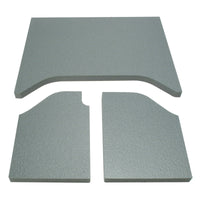 DEI 07-10 Jeep Wrangler JK 2-Door Headliner 3-pc - Gray - Mammoth Racing -