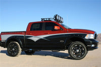 N-Fab Nerf Step 09-15.5 Dodge Ram 1500 Crew Cab 5.7ft Bed - Gloss Black - Bed Access - 3in - Mammoth Racing -