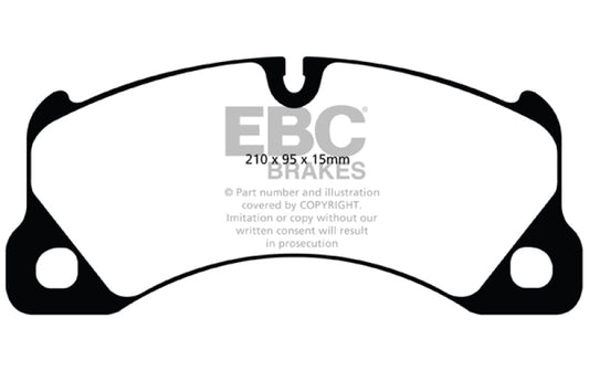 EBC 10+ Porsche Cayenne 3.0 Supercharged Hybrid Bluestuff Front Brake Pads - My Store