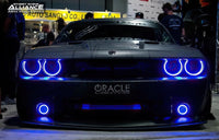 Oracle 08-14 Dodge Challenger Dynamic Surface Mount Headlight/Fog Light Halo Kit COMBO - ColorSHIFT - Mammoth Racing -