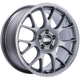 BBS CH-R 18x8.5 5x112 ET38 Satin Titanium Polished Rim Protector Wheel -82mm PFS/Clip Required - Mammoth Racing -
