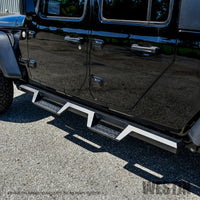 Westin 2020 Jeep Gladiator HDX Drop Nerf Step Bars - Textured Black - Mammoth Racing -