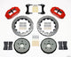 Wilwood Narrow Superlite 6R Front Hat Kit 12.88in Drilled Red 2008 Toyota Matrix - Mammoth Racing -