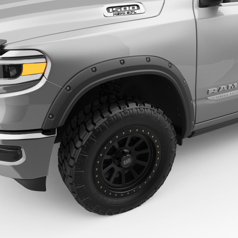EGR 2019 RAM 1500 Bolt-On Style Fender Flares - Set - Black Matte - Mammoth Racing -