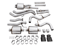 AWE 16-22 Toyota Tacoma 0FG Catback Exhaust w/ BashGuard - Dual Diamond Black Tips - My Store