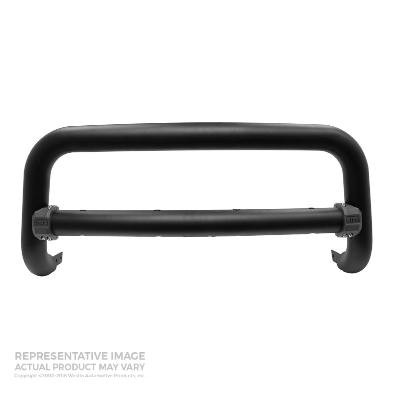 Westin 2010-2018 Ram 2500/3500 Contour 3.5in Bull Bar - Textured Black - Mammoth Racing -