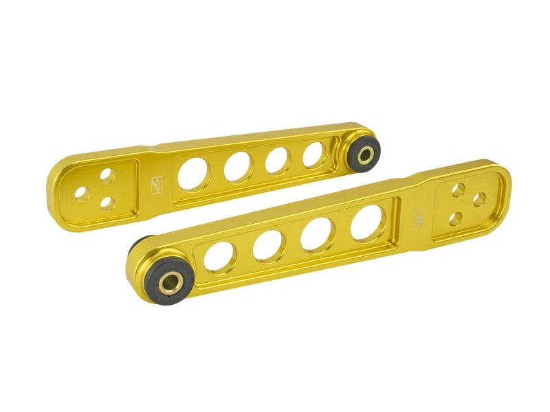 Skunk2 01-05 Honda Civic Gold Anodized Rear Lower Control Arm (Includes Socket Tool) - Mammoth Racing -