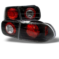 Spyder Honda Civic 92-95 2/4DR Euro Style Tail Lights Black ALT-YD-HC92-24D-BK - Mammoth Racing -