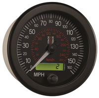 Autometer Stack Instruments 88mm 0-160 MPH / 260 Km/h Programmable Speedometer - Black - My Store