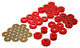 Energy Suspension Chevrolet 4 door Red Body Mounts (Recommended for Police/Taxi/Race) - Mammoth Racing -