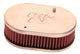 K&N Universal Custom Air Filter - Oval - Red - 51mm Neck Flange - Mammoth Racing -