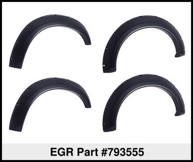 EGR 19-22 Ford Ranger Traditional Bolt-On Look Fender Flares With Black-Out Bolt Kit Set Of 4 - Mammoth Racing -
