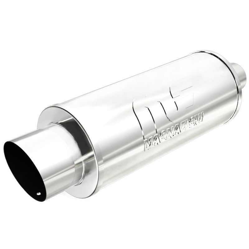 MagnaFlow Muffler W/Tip Mag SS 14x6x6 2.25/4. - Mammoth Racing -