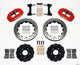Wilwood Narrow Superlite 6R Front Hat Kit 13.06in Drilled Red Mitsubishi EVO Viii - My Store
