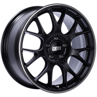 BBS CC-R 20x9 5x112 ET38 Satin Graphite Diamond Cut Polished Rim Protector Wheel -82mm PFS Required - Mammoth Racing -