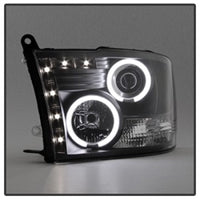 Spyder Dodge Ram 1500 09-14 Projector Headlights Halogen- CCFL Halo LED - Blk PRO-YD-DR09-CCFL-BK - Mammoth Racing -