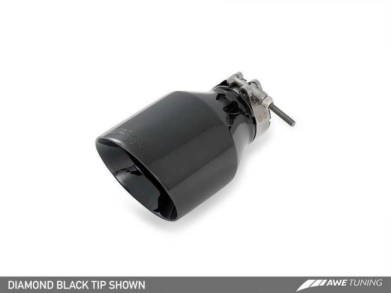 AWE Tuning VW MK7 Golf SportWagen Track Edition Exhaust w/Diamond Black Tips (90mm) - Mammoth Racing -