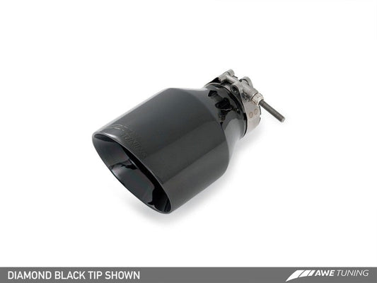 AWE Tuning VW MK7 Golf SportWagen Track Edition Exhaust w/Diamond Black Tips (90mm) - Mammoth Racing -