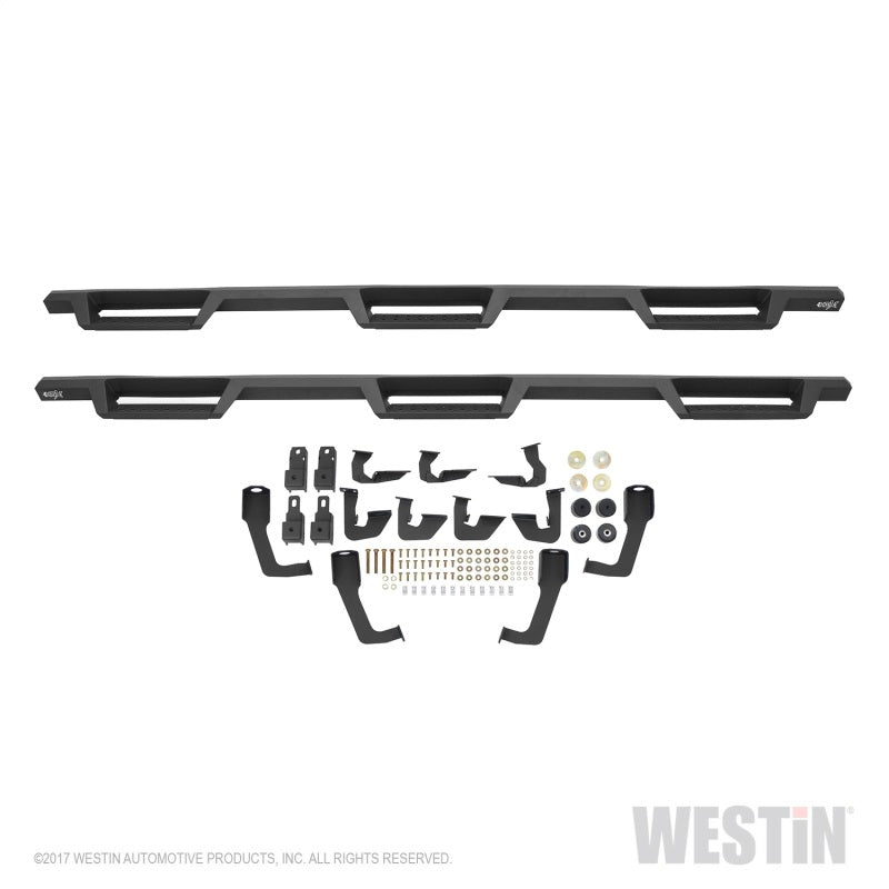 Westin 10-18 RAM 2500/3500 CC 8ft Bed Excl. Dually HDX Drop W2W Nerf Step Bars - Tex. Blk - Mammoth Racing -