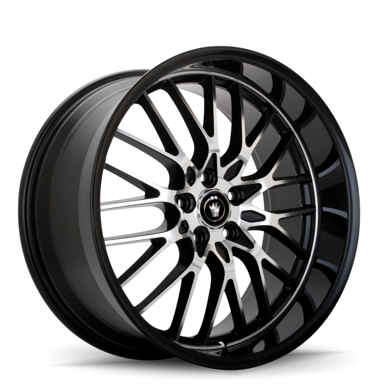 Konig Lace 18x8 5x112 Et45 Black/Machine Spoke - Mammoth Racing -