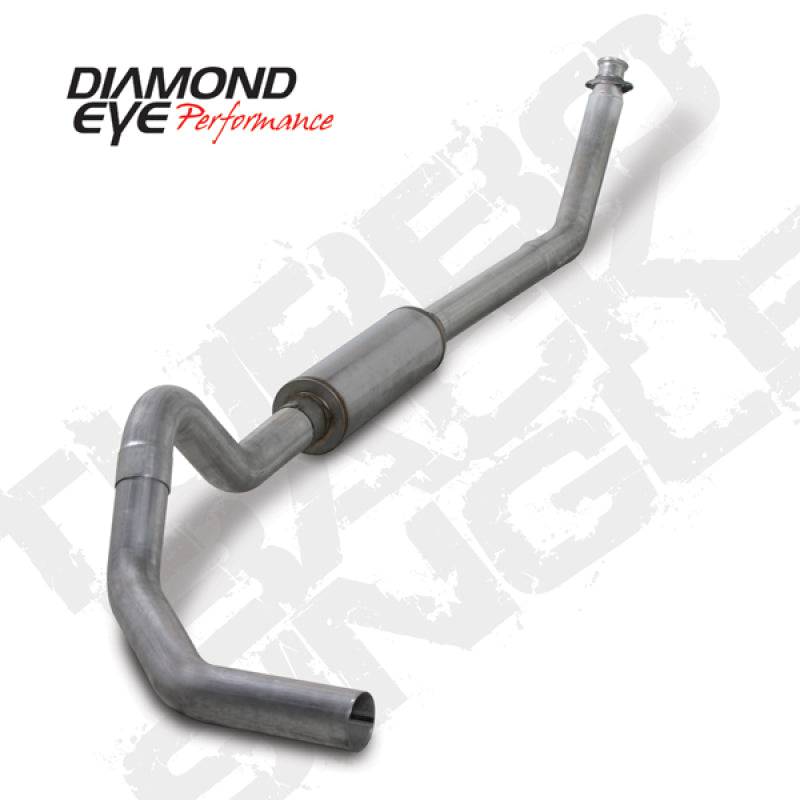Diamond Eye KIT 4in TB SGL AL: 98.5-02 DODGE CUMMINS 5.9L - Mammoth Racing -