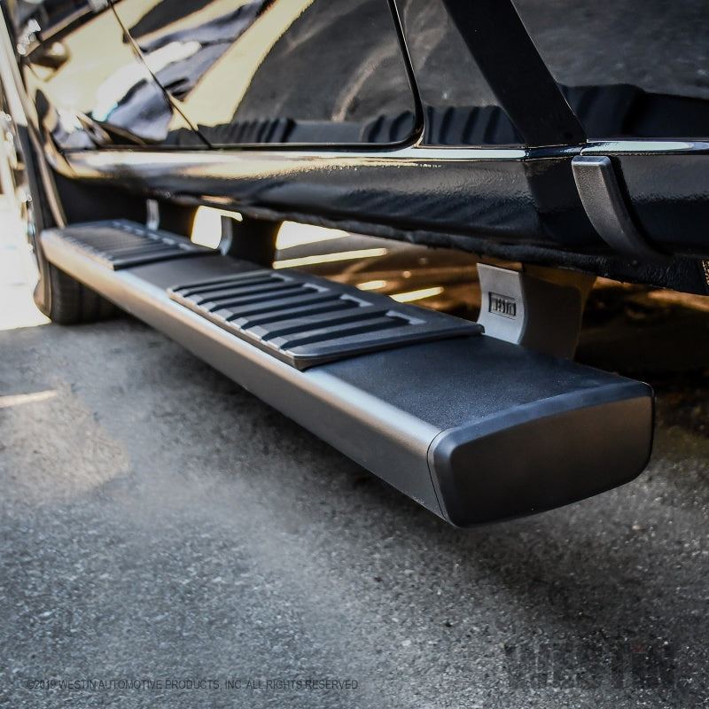 Westin 19-22 Chevrolet Silverado 1500 DC (Excl. 2019 LD/Limited) R7 Nerf Step Bars - Black - Mammoth Racing -